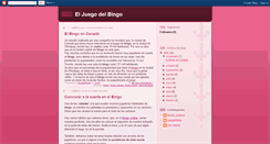 Desktop Screenshot of juegodelbingo.blogspot.com