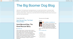 Desktop Screenshot of bigboomerdog.blogspot.com
