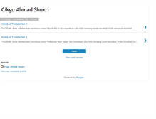 Tablet Screenshot of cikguahmadshukri.blogspot.com