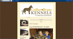 Desktop Screenshot of collarbrasskennels.blogspot.com