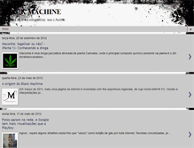 Tablet Screenshot of machineblack.blogspot.com