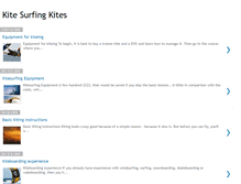 Tablet Screenshot of kitesurfingkites.blogspot.com