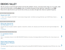 Tablet Screenshot of ebooks-valley.blogspot.com