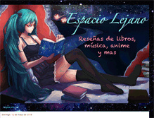 Tablet Screenshot of espacio-lejano.blogspot.com