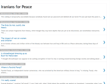 Tablet Screenshot of peaceiran.blogspot.com