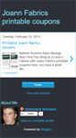 Mobile Screenshot of howtofindjoannfabricsprintablecoupons.blogspot.com