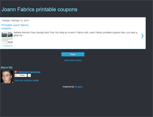 Tablet Screenshot of howtofindjoannfabricsprintablecoupons.blogspot.com