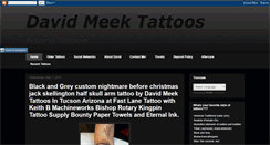 Desktop Screenshot of davidmeektattoos.blogspot.com