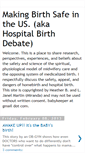 Mobile Screenshot of hospitalbirthdebate.blogspot.com