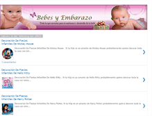 Tablet Screenshot of bebesyembarazo.blogspot.com