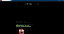 Desktop Screenshot of michael-jordan-biography.blogspot.com