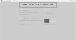 Desktop Screenshot of patrickpostlephotography.blogspot.com