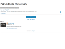Tablet Screenshot of patrickpostlephotography.blogspot.com