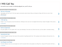 Tablet Screenshot of iwillcallyou.blogspot.com