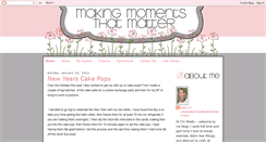 Desktop Screenshot of makingthemomentmatter.blogspot.com