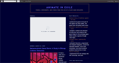 Desktop Screenshot of animateinexile.blogspot.com