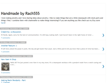 Tablet Screenshot of handmadebyrach555.blogspot.com