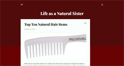 Desktop Screenshot of natural-sister.blogspot.com