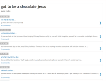 Tablet Screenshot of gottobeachocolatejesus.blogspot.com