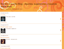 Tablet Screenshot of nomaslapuntita.blogspot.com