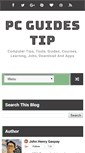 Mobile Screenshot of pcguidestip.blogspot.com
