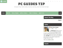 Tablet Screenshot of pcguidestip.blogspot.com