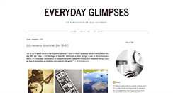Desktop Screenshot of everyday-glimpses.blogspot.com