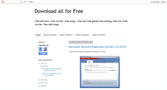 Desktop Screenshot of free4download4free.blogspot.com