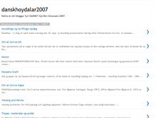 Tablet Screenshot of danskhoydalar2007.blogspot.com