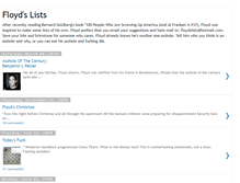 Tablet Screenshot of floydslists.blogspot.com