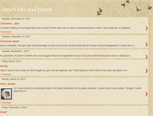 Tablet Screenshot of janesbitsandpieces.blogspot.com