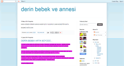 Desktop Screenshot of derinbebekveannesi-yumy.blogspot.com