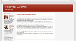 Desktop Screenshot of divinemandate.blogspot.com