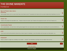 Tablet Screenshot of divinemandate.blogspot.com