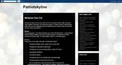 Desktop Screenshot of patriotskyline.blogspot.com