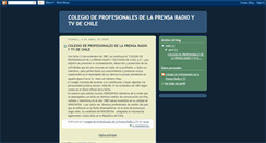 Desktop Screenshot of colegiadosperiodistas.blogspot.com