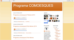 Desktop Screenshot of programacomoesques.blogspot.com