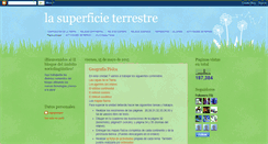 Desktop Screenshot of lasuperficieterrestre.blogspot.com