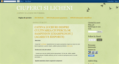 Desktop Screenshot of ciupercisilicheni.blogspot.com