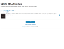 Tablet Screenshot of gunaytulun.blogspot.com