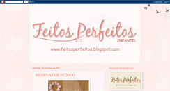 Desktop Screenshot of feitosperfeitosinfantil.blogspot.com