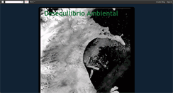 Desktop Screenshot of desequilibrioambiental.blogspot.com