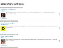 Tablet Screenshot of desequilibrioambiental.blogspot.com