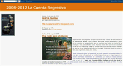 Desktop Screenshot of 2008-2012lacuentaregresiva.blogspot.com