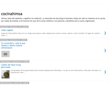 Tablet Screenshot of cocinahimsa.blogspot.com