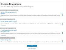 Tablet Screenshot of kitchen-design-idea.blogspot.com