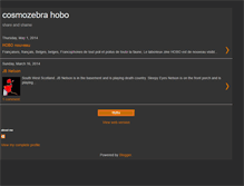 Tablet Screenshot of cosmozebra.blogspot.com