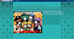 Desktop Screenshot of clubvocaloids.blogspot.com