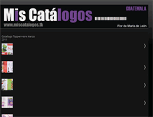 Tablet Screenshot of catalogosflor.blogspot.com