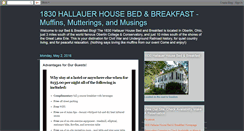 Desktop Screenshot of hallauerhouse.blogspot.com